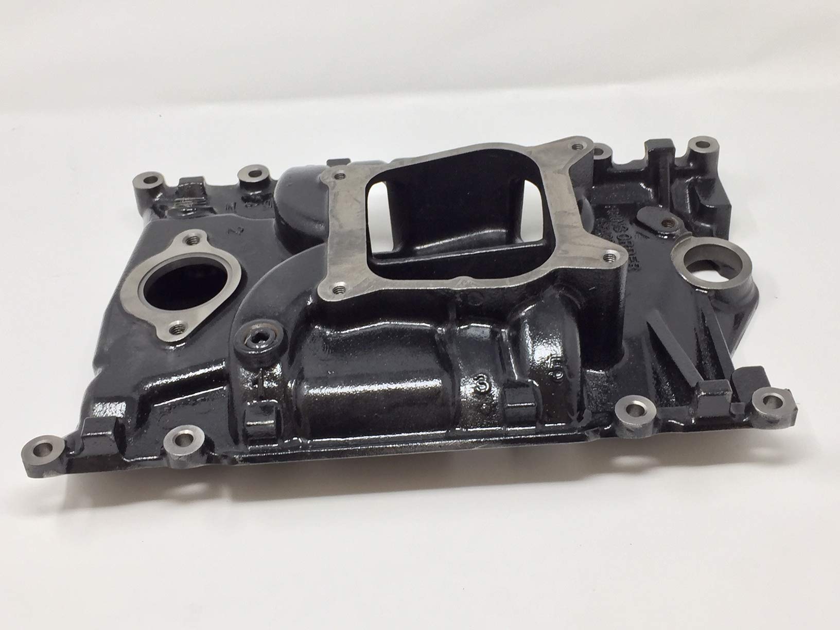 New 4.3L, 262 CID 4 barrel Vortec Marine Intake Manifold Assembly. Replaces Mercruiser 824330T1, Volvo Penta 3855806