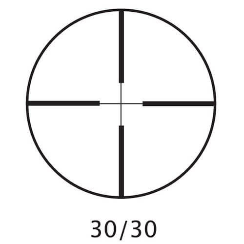 New Barska 3-9x40mm 30/30Rifle Scope with Rings, Silver