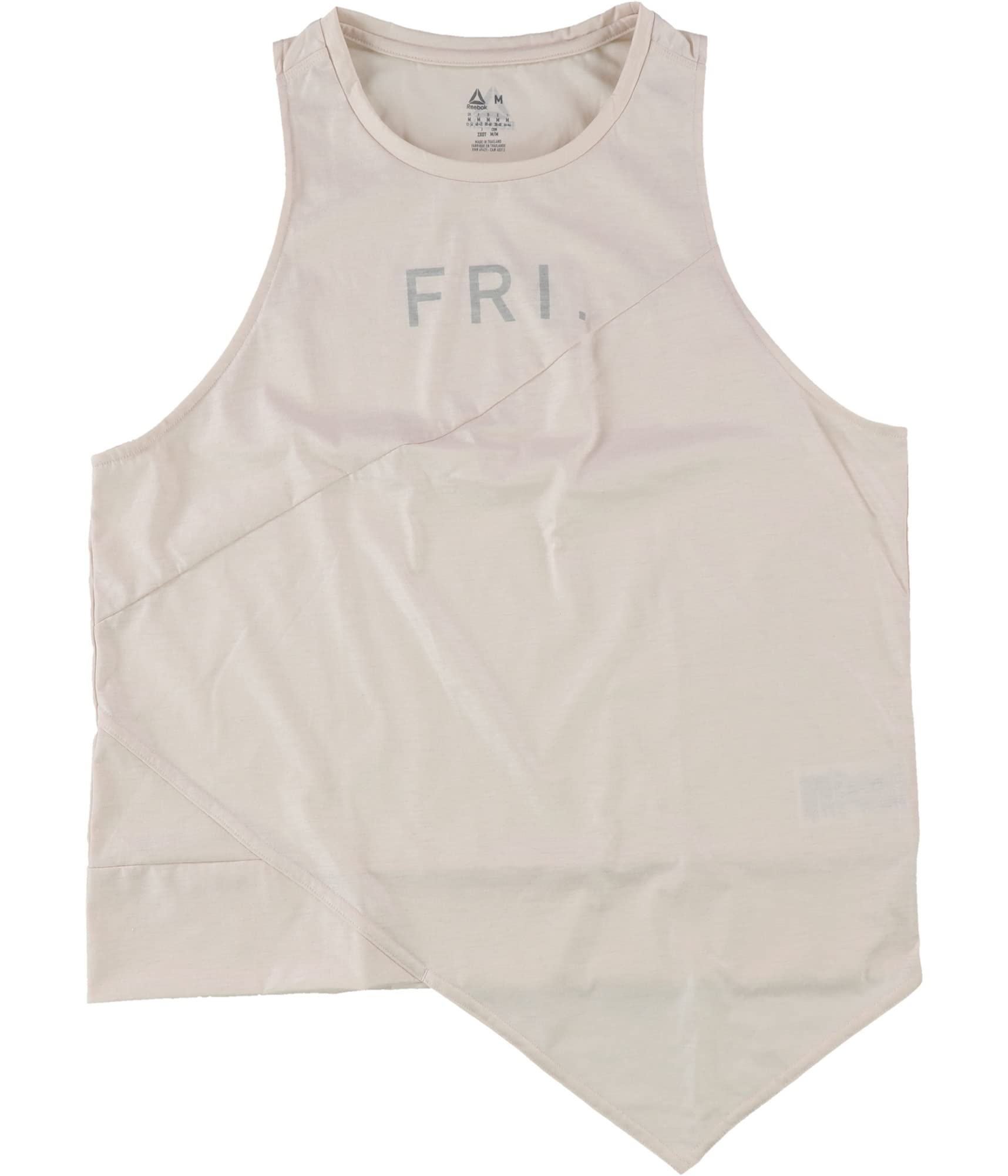 Reebok Friday Graphic Tank, Buff, Medium