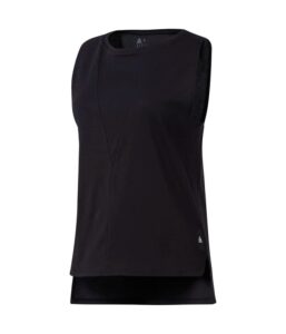 reebok training supply tank, black, large