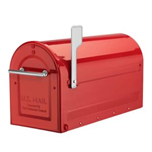 Architectural Mailboxes 7900-7R-SR Boulder Mailbox, Red