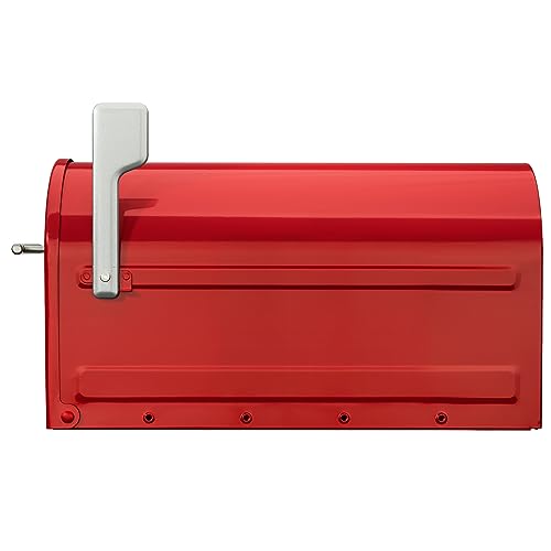 Architectural Mailboxes 7900-7R-SR Boulder Mailbox, Red