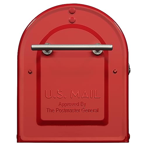 Architectural Mailboxes 7900-7R-SR Boulder Mailbox, Red