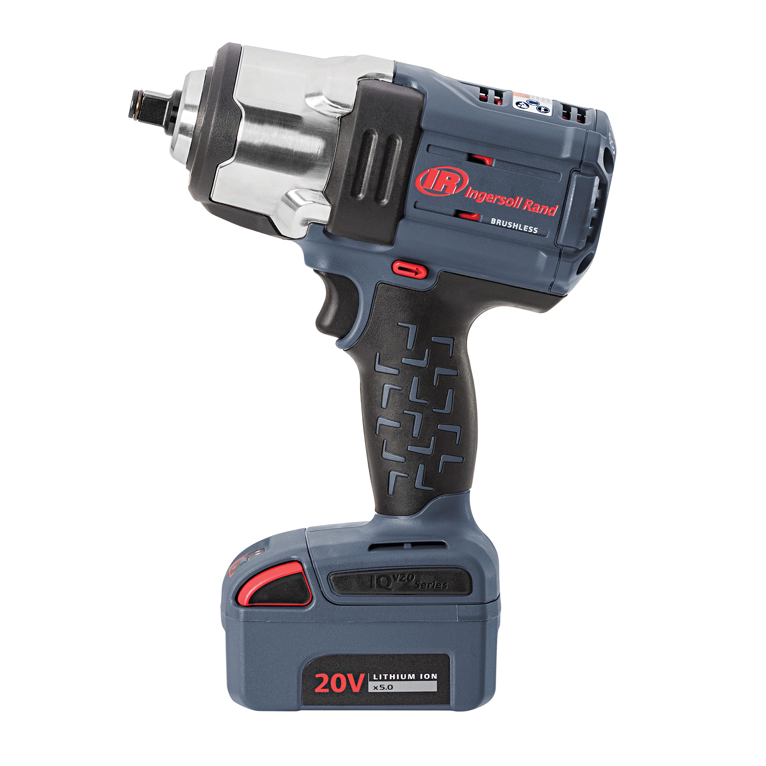 Ingersoll Rand W7152 20V High-torque 1/2" Cordless Impact Wrench, 1500ft-lbs Nut-busting Torque