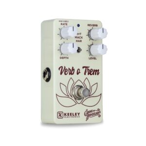 Keeley Eddie Heinzelman Verb o Trem Reverb and Tremolo Pedal, Off-White (KVoT)