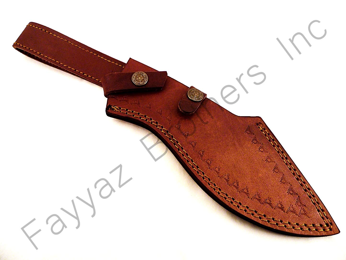 FAYYAZ BROTHERS Custom Made Damascus Steel Hunting Knife/Kukri Knife FBK-15303 (Black Micarta)