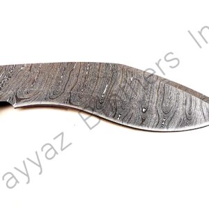 FAYYAZ BROTHERS Custom Made Damascus Steel Hunting Knife/Kukri Knife FBK-15303 (Black Micarta)