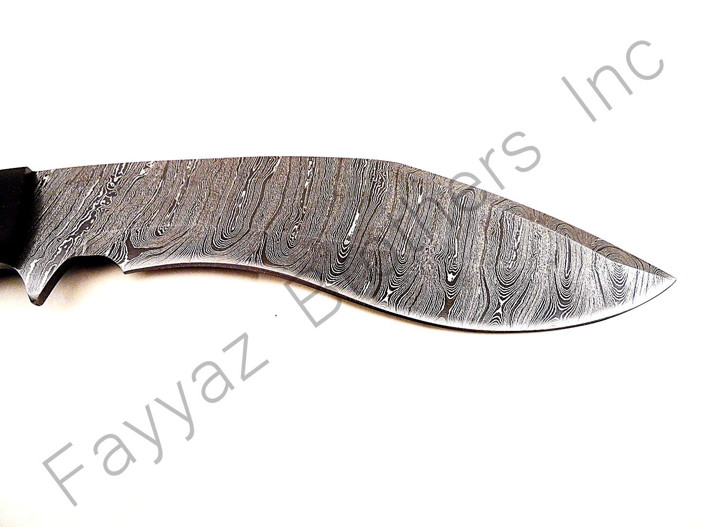 FAYYAZ BROTHERS Custom Made Damascus Steel Hunting Knife/Kukri Knife FBK-15303 (Black Micarta)