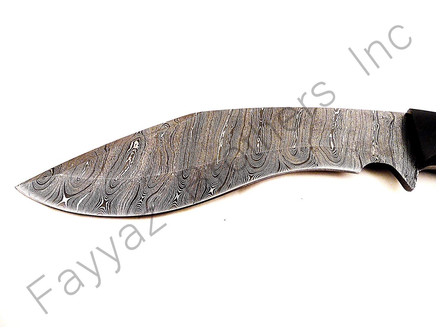 FAYYAZ BROTHERS Custom Made Damascus Steel Hunting Knife/Kukri Knife FBK-15303 (Black Micarta)