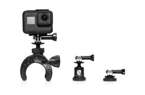 mob armor action camera bundle - content creator essentials for camera car mount, camera holder for road adventures, action camera accessories (claw, magnetic mounts & steel discs w/nylon case)