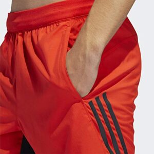 adidas 4KRFT Tech Woven 3-Stripes Shorts Men's, Red, Size 2XL