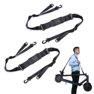 ownmy 2pcs kick scooter shoulder straps, adjustable scooter carrying straps for kids balance bike scooter folding chair yoga mat