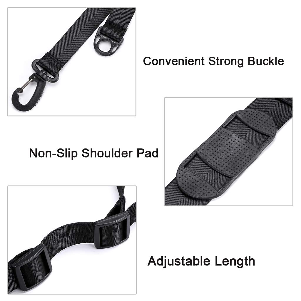 OwnMy 2PCS Kick Scooter Shoulder Straps, Adjustable Scooter Carrying Straps for Kids Balance Bike Scooter Folding Chair Yoga Mat