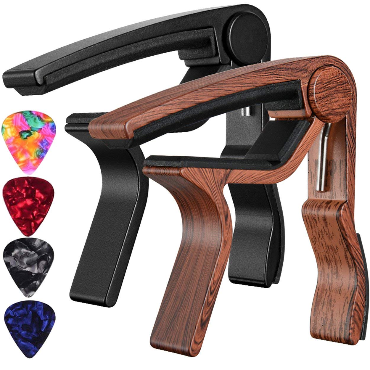 Capo Guitar Capo for Acoustic Electric Ukulele Guitar Kapo 2Pack