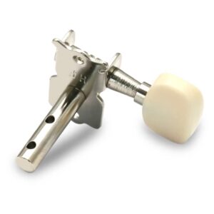 Metallor Guitar Machine Heads Tuning Pegs Tuners for Classical Acoustic Folk Guitar Individual Double Hole Chrome 3L 3R.