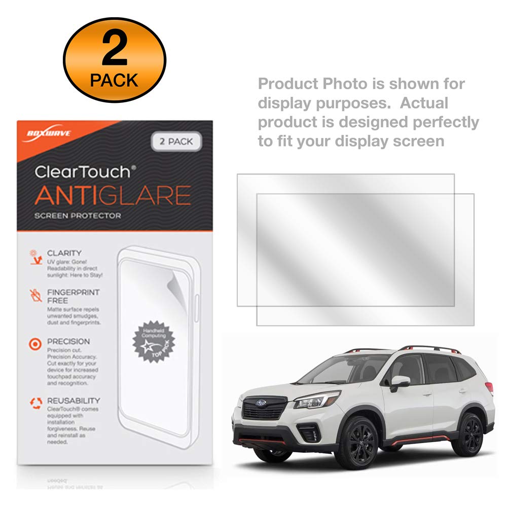 BoxWave Screen Protector Compatible with Subaru 2019 Forester (6.5 in) - ClearTouch Anti-Glare (2-Pack), Anti-Fingerprint Matte Film Skin for Subaru 2019 Forester (6.5 in)