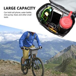 Lixada Bike Frame Bag Bicycle Handlebar Bag Bicycle Bag Bike Front Tube Bag Bike Pannier Bag Bike Baskets Bag with Reflective Stripe