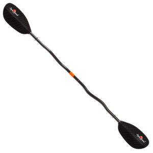 aqua bound whiskey carbon bent shaft 2-piece kayak paddle