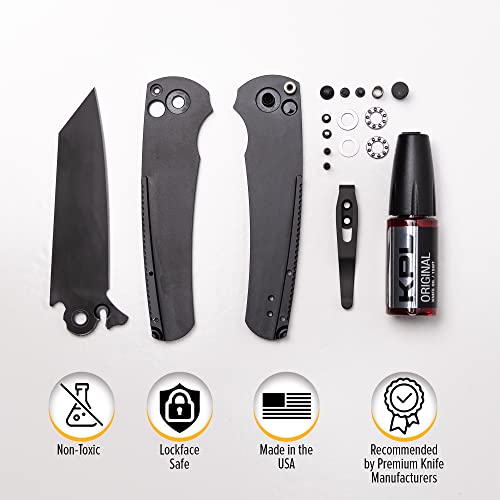 KNIFE PIVOT LUBE Original Knife Oil for Blades, Synthetic Pocket Knife Lubricant, Knife Honing Oil for Cleaning Knives, Premium Knife Oil Lubricant for Blade Care, Precision Knife Oiler Bottle (10ml)