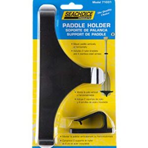 Seachoice Paddle Holder, Supports Paddles and Oars Horizontally and Vertically, Hardware Included