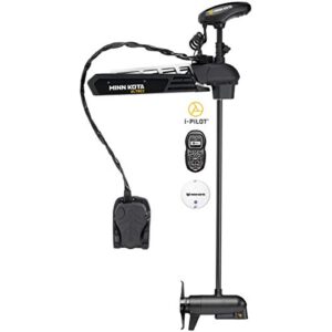 minn kota 1368871 ultrex freshwater cable & electric-steer bow-mount motor with mega down imaging, digital maximizer & i-pilot gps, 112 lbs thrust, 52" shaft,