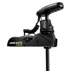 Minn Kota Ulterra Freshwater Bow-Mount Trolling Motor with 45-Inch Shaft, MEGA Down Imaging, and i-Pilot Link GPS (24-Volt, 80-Pound), Black, Model:1102497