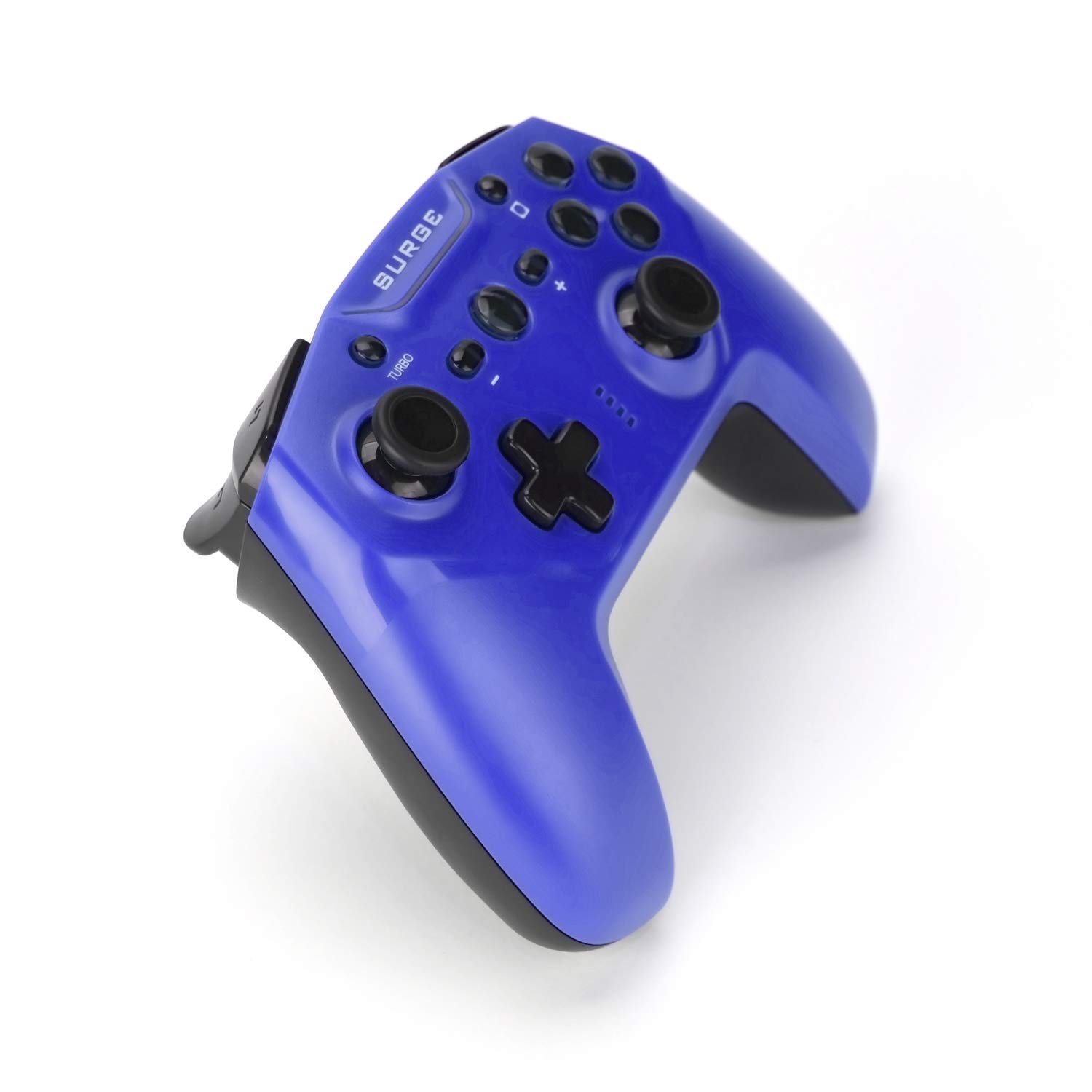 Surge Switchpad Pro Wireless Controller for Nintendo Switch, 4 Macro Buttons, Rechargeable 550mAh Battery, Motion Controls - Blue