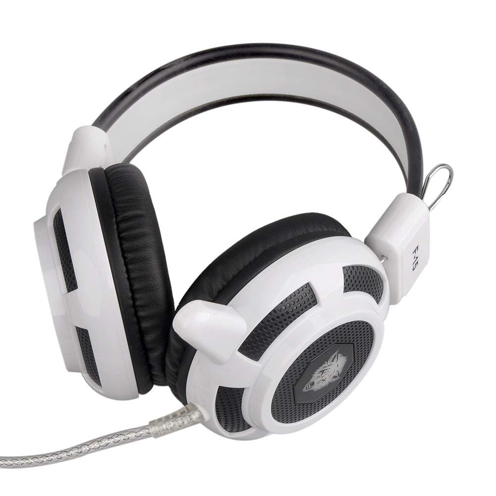 F15 LED Light Gaming Headphone HiFi Stereo Game Headset Stereo Bass Earphone with Microphone for PC Gamer