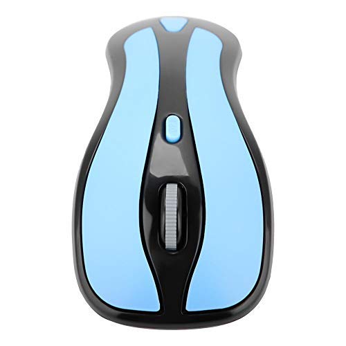 Zerone 2-in -1 Gyration Air Mouse, Mini 2.4G Gyro Mouse Maximum 1600 DPI Optical Mice with USB Nano Receiver for PC Laptop Smart TV/Box(Blue+Black)