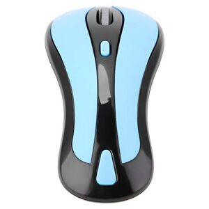 Zerone 2-in -1 Gyration Air Mouse, Mini 2.4G Gyro Mouse Maximum 1600 DPI Optical Mice with USB Nano Receiver for PC Laptop Smart TV/Box(Blue+Black)