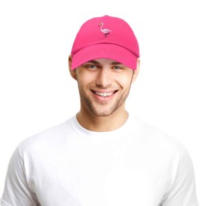 DALIX Flamingo Hat Women's Baseball Cap in Hot Pink