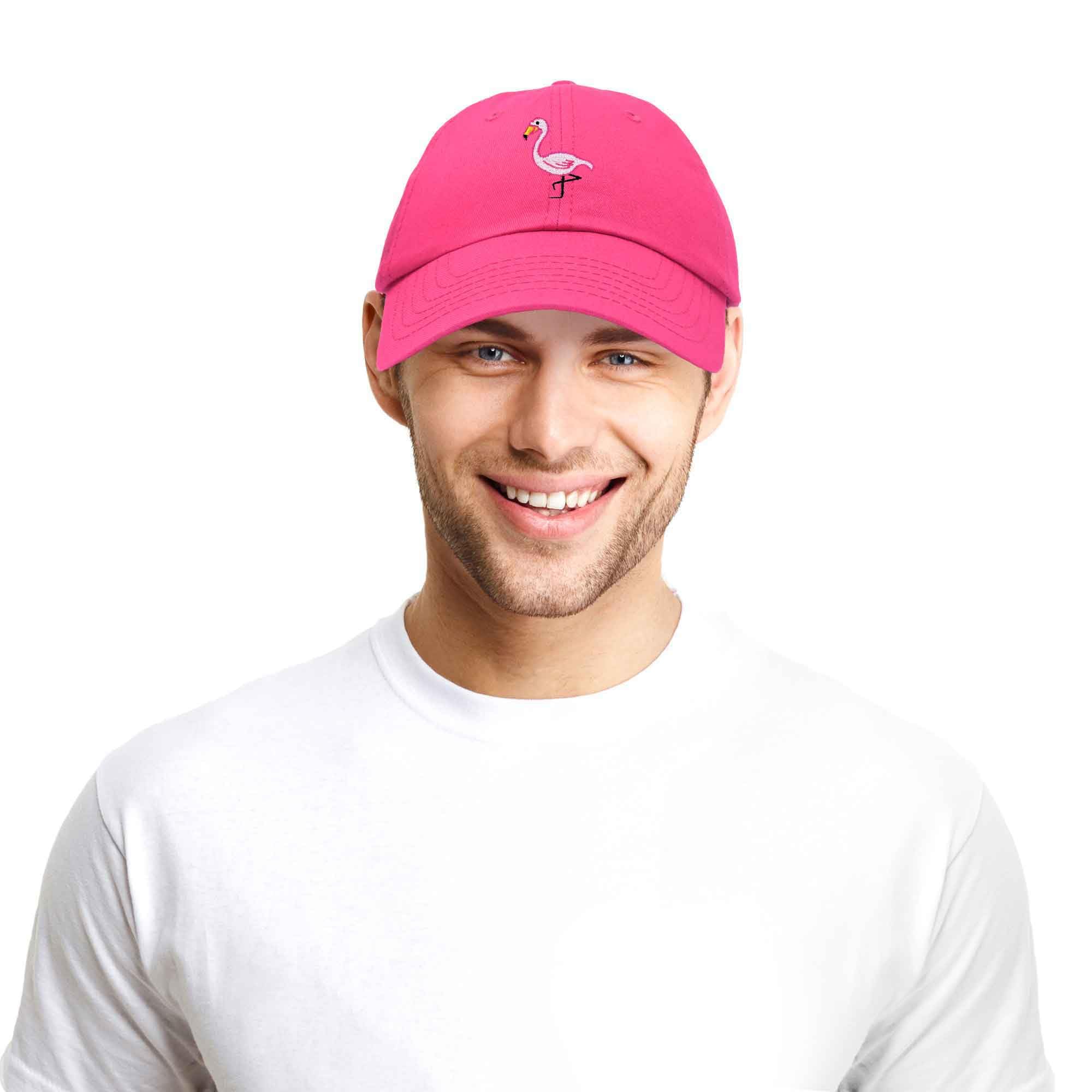 DALIX Flamingo Hat Women's Baseball Cap in Hot Pink