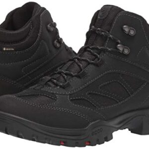 ECCO Men's Xpedition III GORE-TEX Mid Cut Boot, Black/Black, 46 M EU (12-12.5 US)