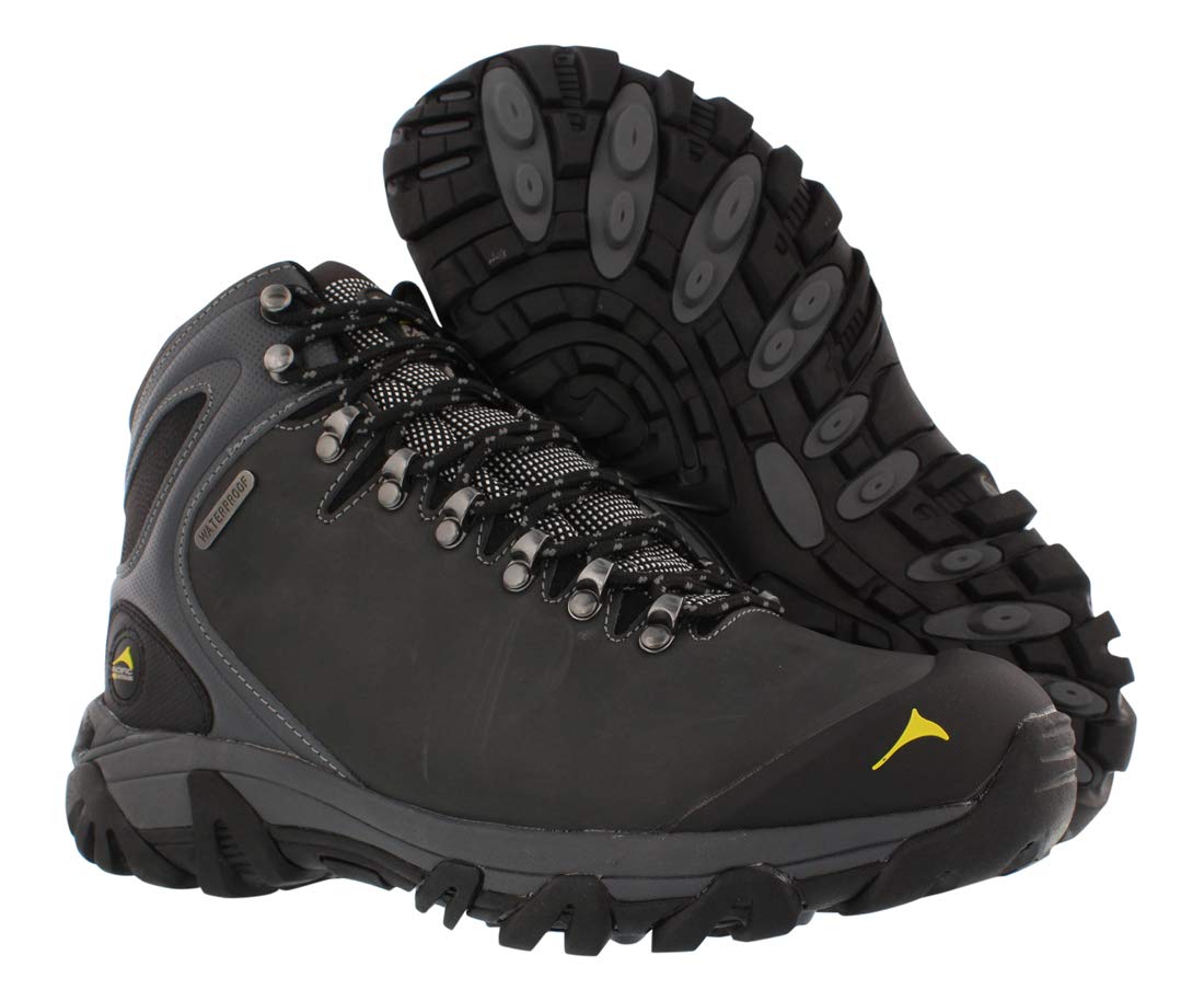 Pacific Mountain Men's Hiking Boots, Asphalt, 11.5