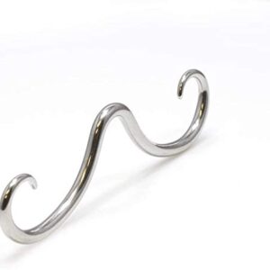 BodyJewelryOnline Surgical Steel Septum Mustache Nose Ring 16 Gauge, Septum Mustache Nose Ring