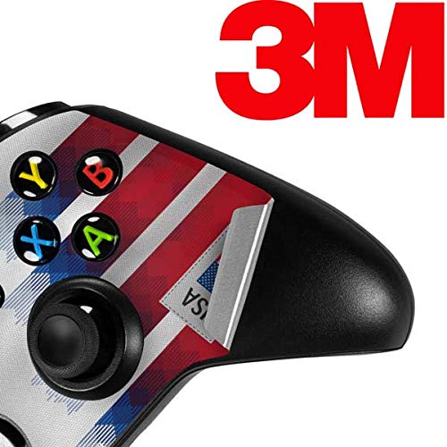 Skinit Decal Gaming Skin Compatible with Xbox One S Controller - Originally Designed USA Soccer Flag Design