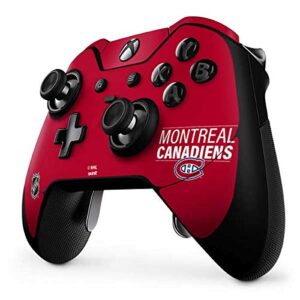 Skinit Decal Gaming Skin Compatible with Xbox One Elite Controller - Officially Licensed NHL Montreal Canadiens Lineup Design