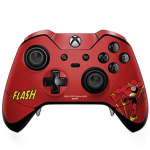 Skinit Decal Gaming Skin Compatible with Xbox One Elite Controller - Officially Licensed Warner Bros Flash Portrait Design