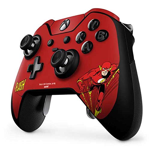 Skinit Decal Gaming Skin Compatible with Xbox One Elite Controller - Officially Licensed Warner Bros Flash Portrait Design