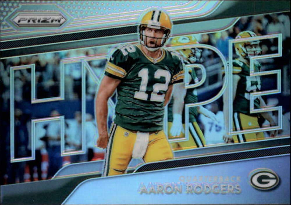 2018 Panini Prizm Hype Prizm Retail #6 Aaron Rodgers Green Bay Packers NFL Football Trading Card