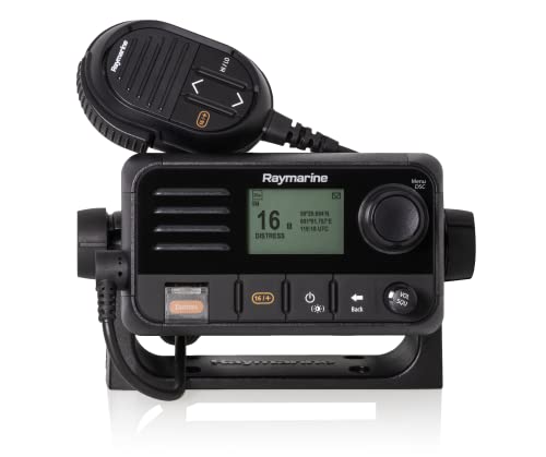 Raymarine E70516, Ray63 Marine VHF Radio, Black, Small