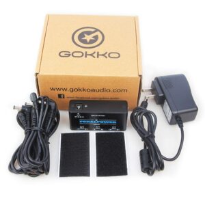 GOKKO Mini Pedal Power Supply with 6 Outputs (GK-37)