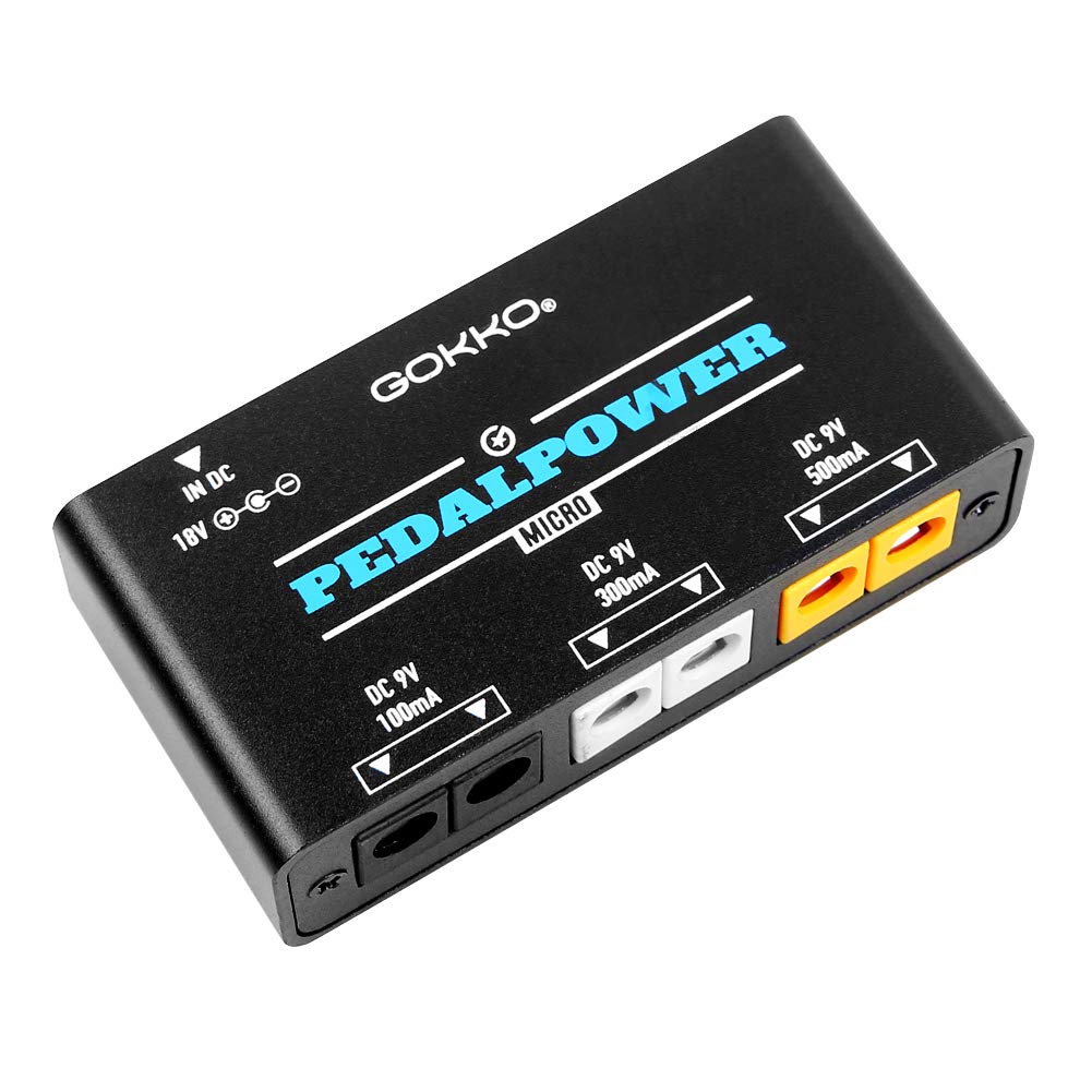 GOKKO Mini Pedal Power Supply with 6 Outputs (GK-37)