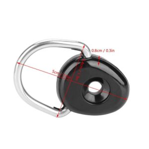 Kayak D Ring,6pcs Canoe D Buckle Tie Down Loop Safety Deck Fitting Accessory Parts Kayak Fishing Gear Kayak d Ring