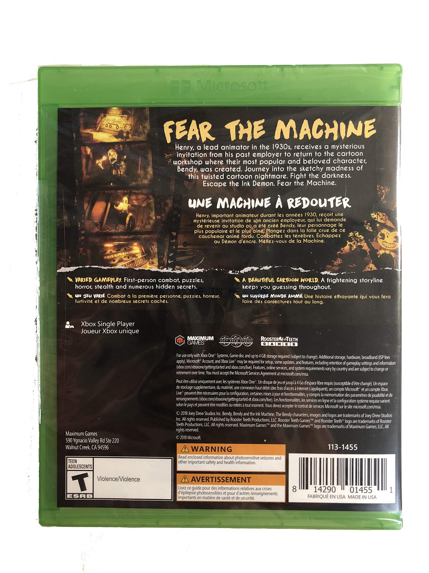 Bendy xbox Game