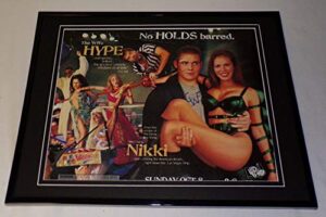 2000 wb sundays nikki cox hype framed 11x14 original vintage advertisement