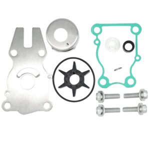 ghmarine 63dw0078 water pump impeller kit for yamaha outboard marine 40 50 60 hp motors 63d-w0078-01-00