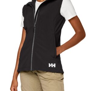 Helly Hansen Women's Paramount Softshell Vest, Black, Large