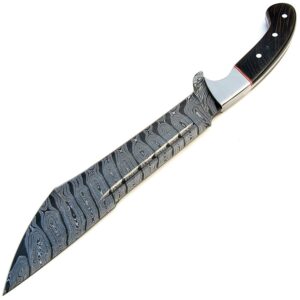 PAL 2000 KNIVES KNI-9369 Custom Handmade Damascus Steel 16 Inches Knife Wenge Wood Handle