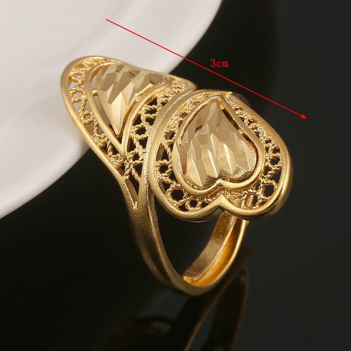 Ethiopian Wedding Ring for Women Nigerian Somali African Fashion Ring Middle East Jewelry